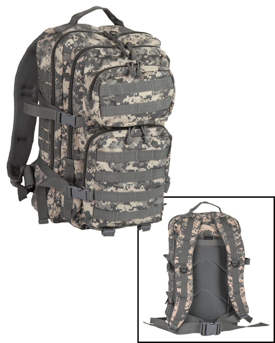 US ASSAULT PACK ACU UCP AT DIGITAL 1690 7oz Backpack Polyester LARGE ...